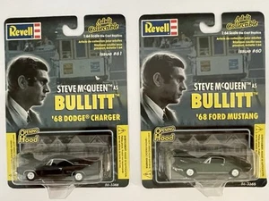 Revell Steve McQueen Bullitt 1968 Ford Mustang & 1968 Dodge Charger 1:64 - Picture 1 of 3