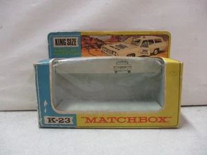 Matchbox King Size Mercury Police Car K-23 Empty Display Box - Picture 1 of 6
