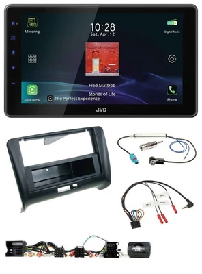 JVC DAB Lenkrad Bluetooth USB Autoradio für Audi TT (2006-2014) - Bild 1 von 4