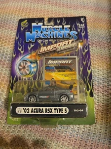 Funline 1:64 Muscle Machines Import Tuner 2002 Acura RSX Type S grau versiegelt 🏁 - Bild 1 von 3