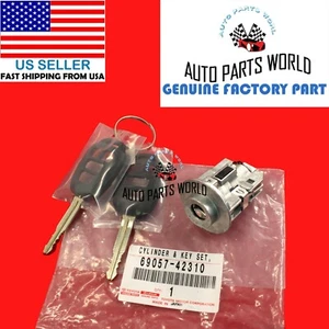 ORIGINAL TOYOTA 13-18 RAV4 INTERRUPTOR DE ENCENDIDO CILINDRO DE BLOQUEO Y JUEGO DE LLAVES 69057-42310 - Imagen 1 de 2