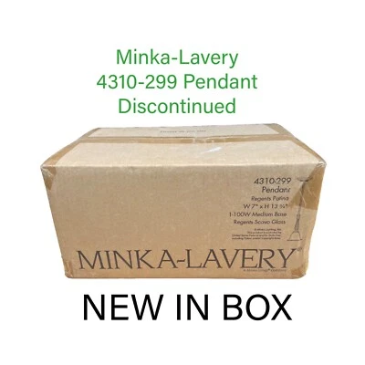 Minka Lavery 4310 - 299 吊坠灯全新带盒停产照明  — 第 1/4 张图片