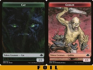 1x MTG - CAT \\ GOBLIN TOKEN #08/07 - FOIL - Dominaria Remastered - Picture 1 of 1