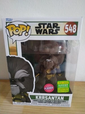Funko Pop Krrsantan Flocked Star Wars 548 SDCC 2022 Boba fett Exclusive VER FOTO - Imagen 1 de 4