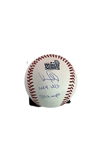 ANDY PAGES SIGNED 2024 WORLD SERIES BASEBALL "2024 WS CHAMPS" INSCRIPTION PSA - Picture 1 of 2