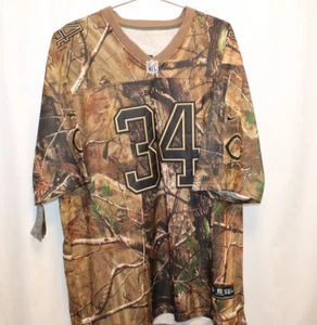 Walter Payton #34 NFL Nike Real Tree Camo Jersey Size 56 NEW 2012 NWT - Picture 1 of 17