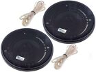 Car Radio Stereo Pair Of speakers 2 way 100mm 10cm 4 Inch 60w Covers+ Wiring