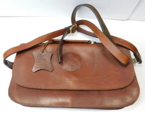 African tu estilo (Your Style) Leather Messenger Bag / purse Made In Mexico - Picture 1 of 4