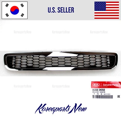 GRILLE FRONT UPPER BUMPER (GENUINE) 863502K050 KIA SOUL 2009-2010-2011 - Image 1 of 3