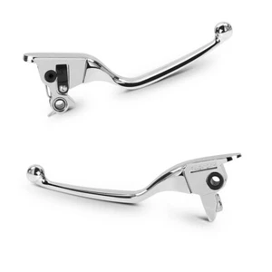 Brake & Clutch Levers Hand Grips Chrome For Harley Tri Road Glide 3 2023-2024 US - Bild 1 von 8