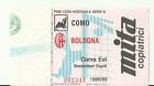 Biglietto Stadio Calcio Lega Naz. Serie A 1988/89 Como - Bologna 23/10/1988