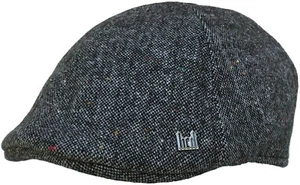 Headchange Econo Speckled Tweed Wool Blend 6 Panel Ivy Hat Duck Bill Scally Cap - Picture 1 of 20