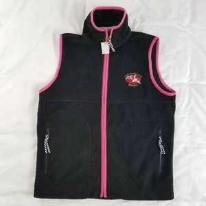 World Rugby klassische Damen-Bermuda-Fleeceweste Größe XS schwarz pink 70 $ - Bild 1 von 7