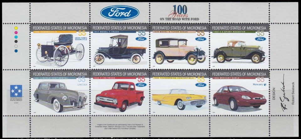 1996 FORD CAR CENTENARY TUDOR SEDAN THUNDERBIRD 100 TRUCK MERCUY ST.245 MI 501-8 - Image 1 of 1