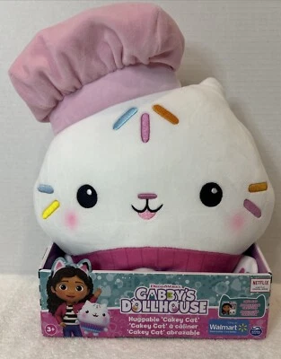 Кукольный домик Dreamworks Gabby's Cakey Cat обнимаемый плюшевый 14 дюймов новый - Изображение 1 из 4