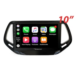10" Wireless Carplay Android Auto Sat Nav Nakamichi For Jeep Compass 2017+ - Picture 1 of 3