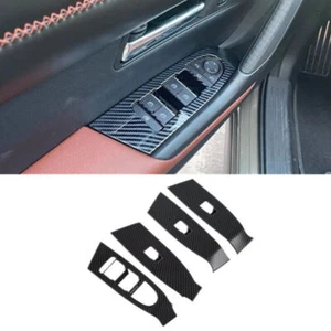 For Mazda CX-50 ABS Carbon Fiber Window Lift Switch Panel Cover Trim 2023 2024 - Picture 1 of 6