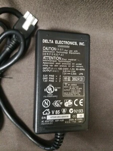 Delta Electronics AC Adapter Power Supply 15555550 3.3V = 2.0A 7.0V=0.35A LPS - Picture 1 of 3