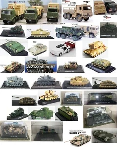 1/72 Amercom Panzerkampf TOC-1A M1083 TRUCK M270 M1A1 TANK gun half metal - Picture 1 of 38