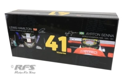Senna Hamilton Mercedes AMG W06 McLaren 41th Victories Set 1:43 Minichamps - Bild 1 von 3