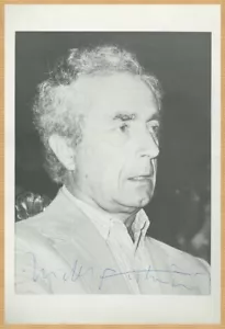 Michelangelo Antonioni (1912-2007) - Italienischer Regisseur - seltenes signiertes Foto - 1983 - Bild 1 von 2