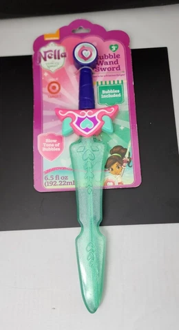 New Nella The Princess Knight Bubble Wand Free Shipping New Cover