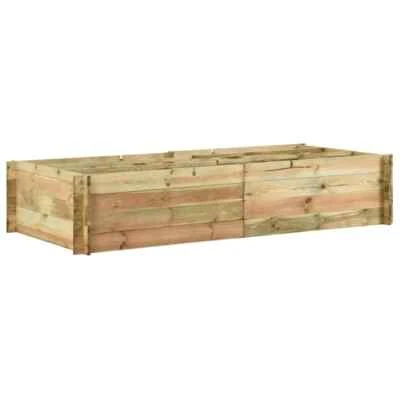 Jardinera para Verduras Mesa de Cultivo Macetero Madera Pino Impregnada vidaXL - Imagen 1 de 2