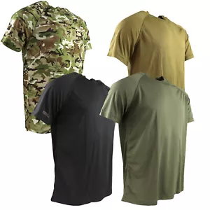 KOMBAT TACTICAL OPERATORS NETZ FEUCHTIGKEITSABLEITENDES T-SHIRT, GRÜN, SCHWARZ, HELLBRAUN, BTP TARNFARBEN - Bild 1 von 13