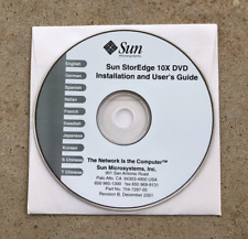 Sun StorEdge 10X DVD Installation and Users Guide CD - Free Shipping
