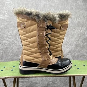 Sorel Tofino II Women's Size 7 Tall Waterproof Winter Boots Curry Fawn - Picture 1 of 14