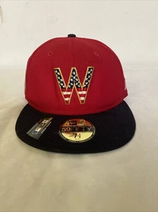 Washington Nationals 2019 4th of July New Era 59fifty Size 7 3/8 MLB - Picture 1 of 7