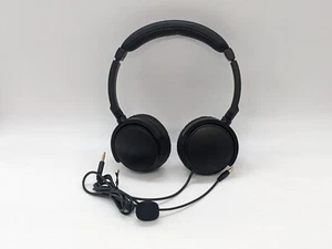 Logik LHSOE23 headset 3.5mm wired on-ear black with boom microphone for PC call - Picture 1 of 13