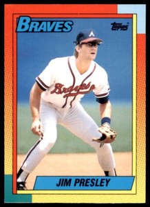 1990 Topps Traded Jim Presley Baseball Cards #98T