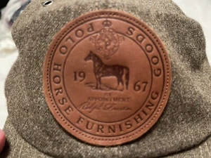 Rare Vintage POLO Ralph Lauren Sportsman Horse Furnishing Goods Hat Cap Wool - Picture 1 of 6