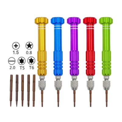 5 In 1 Screwdriver Multi-purpose Precision Tool Repair Kit. UK SELLER