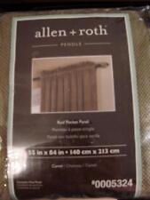 Allen + Roth Pendle 55" x 84" Camel Rod Pocket Curtain Panel #0005324