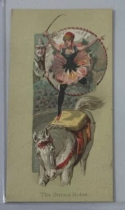 1888 N86 Duke Cigarettes Scenes of Perilous Occupations The Circus Rider - Picture 1 of 3
