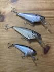 Bagley Small Fly Shad All Brass Etc. Set Of 3