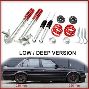 KIT Assetto Regolabile a Ghiera Versione Deep LOW BMW E30 Coupe Berlina Serie 3 - Imagen 1 de 1