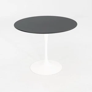 2023 Eero Saarinen Knoll Tulip Dining Table Top 35" Round in Black Laminate - Picture 1 of 12