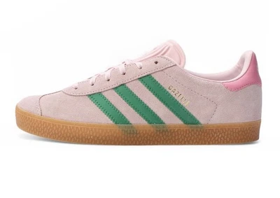 Adidas Gazelle Clear Pink Court Green GS Size 6.5Y / 8W *BRAND NEW* JP7128 - Image 1 of 4