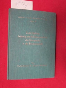 Zucht, Haltung, Leistung und Arbeitsverwendung des Kleinpferdes in der Bundesrep - Picture 1 of 2