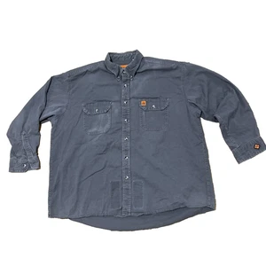 Wrangler Riggs Workwear FR Shirt Herren XXL Reg grau Twill Feuerwehrmann Firefight Grunge - Bild 1 von 24