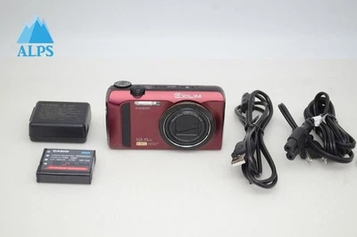 CASIO HIGH SPEED EXILIM EX-ZR300 16.1MP Compact Digital Camera Red #251104ac - Image 1 of 4