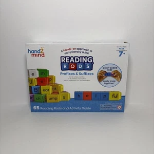 Hand2Mind Reading Rods Prefixes & Suffixes 65 Reading Rods & Activity Guide NEW! - Picture 1 of 4
