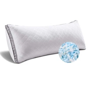 Memory Foam Body Pillow -Fluffy Body Pillows for Adults -Large Long Bed Pillo... - Picture 1 of 7