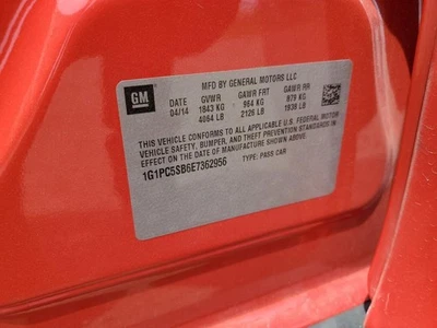 二手右前门窗调节器前部适合:2014 雪佛兰科鲁兹前 Ri — 第 1/4 张图片