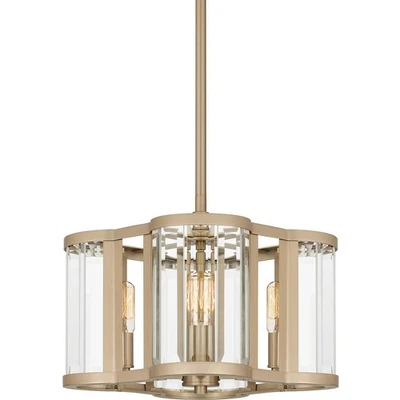 Quoizel QP6193 Renee 4 Luces 15"W Colgante Multi Luz - Bronce Foto 1 de 4