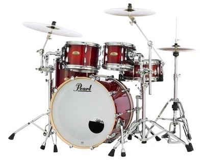 Pearl Session Studio Select 4-piece Shell Pack - 22" Bass Drum ANTIQUE CRIMSON - Image 1 of 4