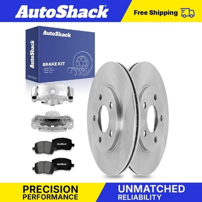 Front Brake Rotors Premium Ceramic Pads Calipers for 2006-2007 Pontiac G6 Foto 1 de 4